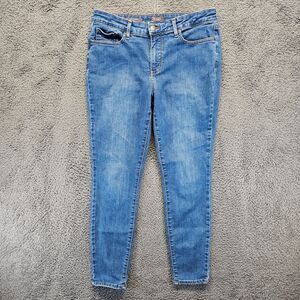 NYDJ Jeans Women Size 8 Blue Denim‎ Ami Skinny Mid Rise Medium Wash